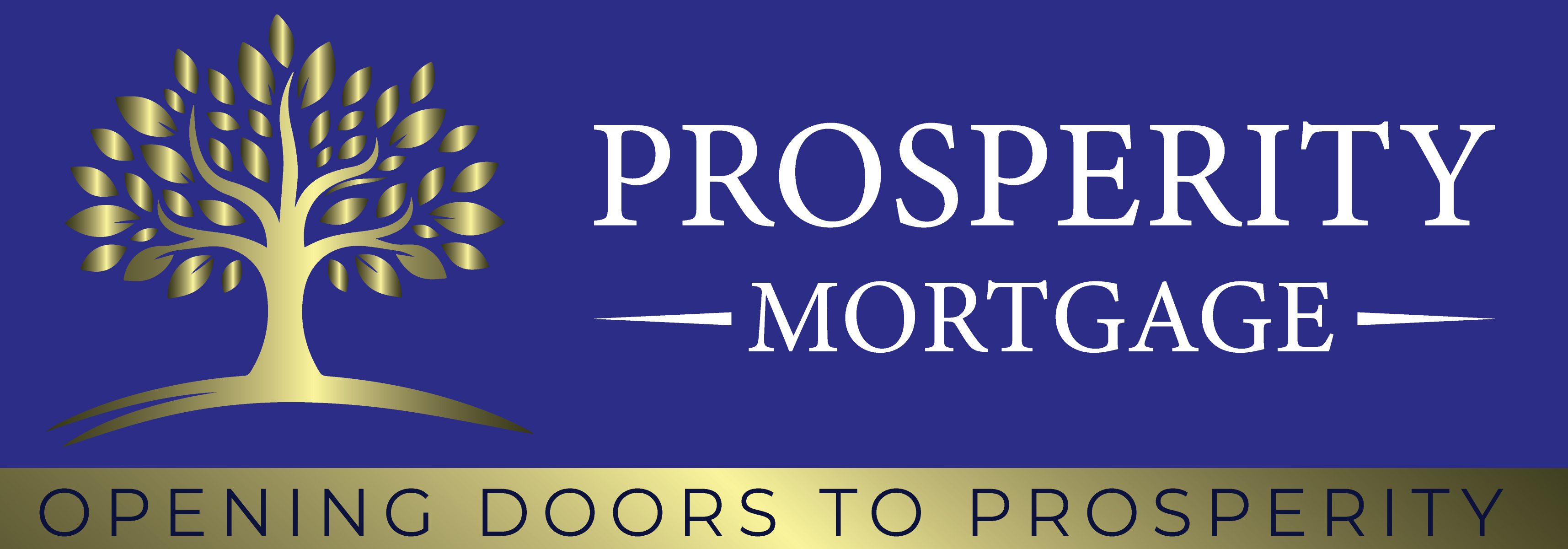 Logo for Prosper Mortgage with a tagline about opening doors.